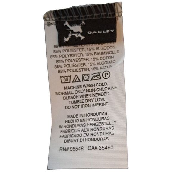 Oakley Mens Slugger Raglan Tee NWT - Picture 3 of 11